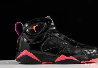 PATENT BLACK RETRO 313358-006 AIR JORDAN 7 0601